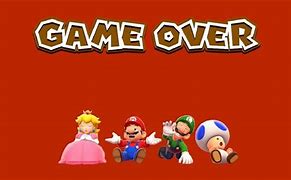 Image result for Super Mario 3D Game Over