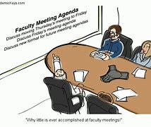 Image result for Faculty Meeting Cartoon