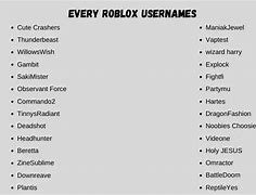 Image result for Roblox Usnames with Star