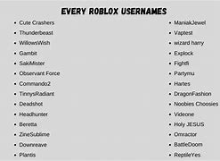 Image result for Good Usernames for Roblox Names