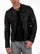 Image result for Black Leather Motorcycle Jacket Boys