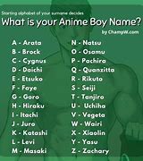 Image result for Japanese Anime Names