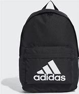 Image result for Black Backpack with Adidas White Logo
