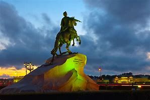 Image result for Bronze Horseman St. Petersburg