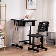 Image result for Wooden Desk and Chair Set