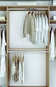 Image result for double closets hangers bars