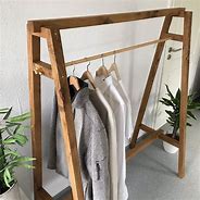 Image result for Wood Clothes Racks and Stands