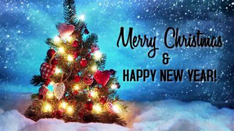 MERRY CHRISTMAS AND HAPPY NEW YEAR VIDEO Template | PosterMyWall