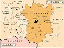 Image result for Where Is Chechnya Located in Russia