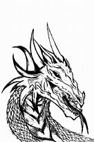 Image result for Dragon Clip Art Black and White