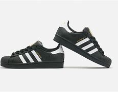 Image result for Adidas Superstar White and Black Stripes
