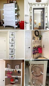 Image result for Cheap Organization Ideas for Small Spaces