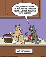 Image result for Dumb Cat Cartoon