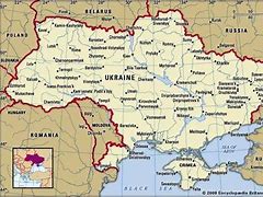 Image result for Russian Map to Ukraine Capital