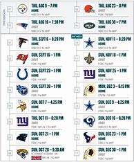 Image result for Phila Eagles Schedule Printable