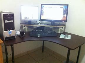Image result for Compact White Desk with Storage