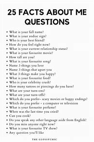 Image result for 20 Questions About Me