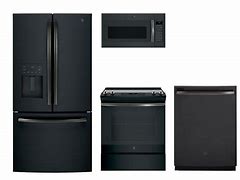 Image result for Black GE Kitchen Appliances