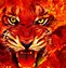 Image result for Tiger in Fire