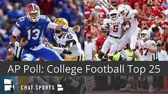 Image result for Current Football AP Top 25