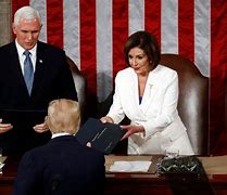 Image result for Trump Snubbing Pelosi Handshake Picture