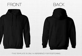 Image result for Black Hoodie Sweatshirt Three Side View