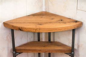 Image result for Wood Corner Table