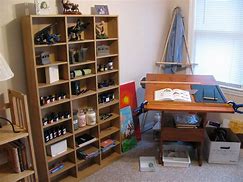 Image result for Writing Desk with Bookcase