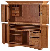 Image result for Small Computer Armoire Desk