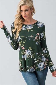 Image result for Green Floral Print Shirt