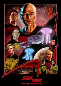 Image result for Star Trek TNG TV Show Poster