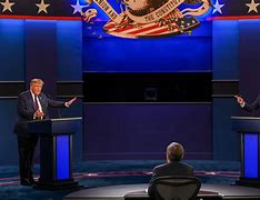 Image result for Trump Biden Podium Debate