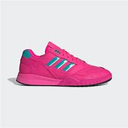 Image result for Black and Pink Adidas Tennis Shoes