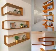 Image result for Corner Wall Shelves Ideas
