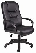 Image result for Black Leather Desk Chair