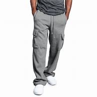 Image result for Men's Fleece Pants with Pockets