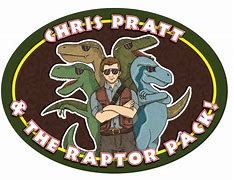 Image result for Chris Pratt Silhouette Decal with Raptors