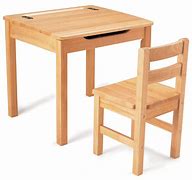 Image result for Small Wooden Desk and Chair Set