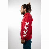 Image result for Red Hoodie with White Plus Sign