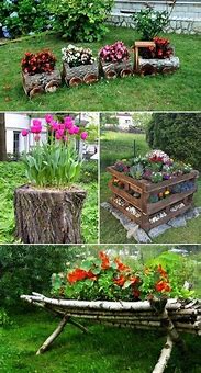 Image result for Unique Garden Decor DIY