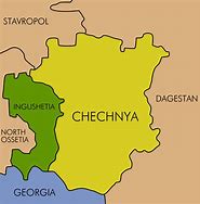 Image result for Chechnya On a Map