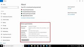 Image result for How to Check Laptop Specs Windows 10