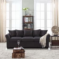 Image result for Dark Grey Sofa