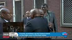 #ZumaCharges Jacob Zuma arriving at court YouTube