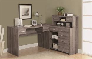 Image result for L-shaped Home Desk With