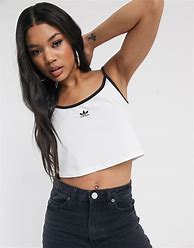 Image result for Adidas Cropped Ribbed Bra Top