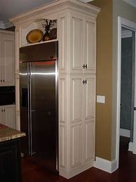 Image result for Refrigerator No Cabinets in Kitchen