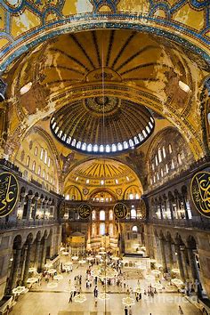 Hagia Sophia Interior by Artur Bogacki