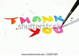 Image result for Thank You Written in Paint