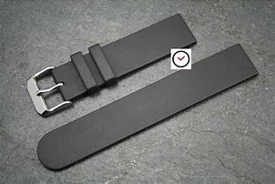 Image result for Black Rubber Watch Strap